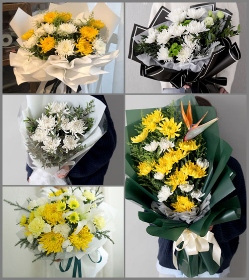 安徽宿州市砀山县周寨镇刘暗楼村白事花束代送